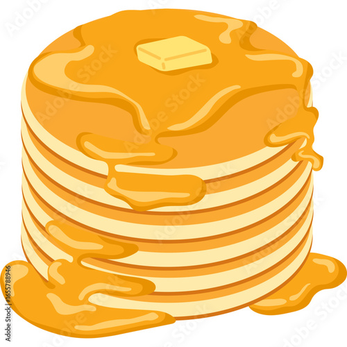 Pancakes Illustration