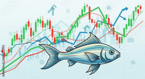 Understanding stock market trends and the dead cat bounce strategy with a fish metaphor
