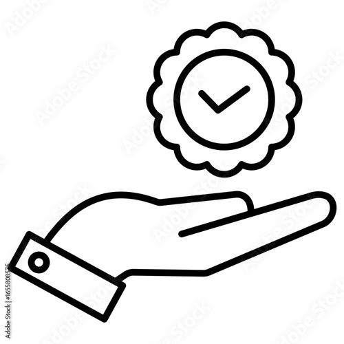 Assurance Outline Icon