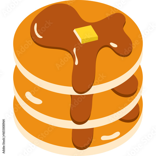 Pancakes Illustration