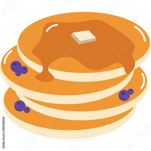 Pancakes Illustration