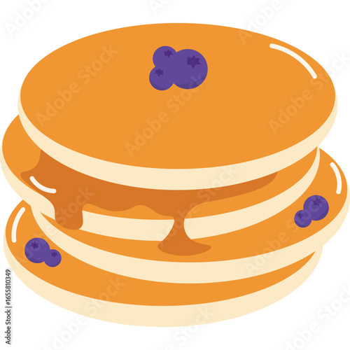 Pancakes Illustration