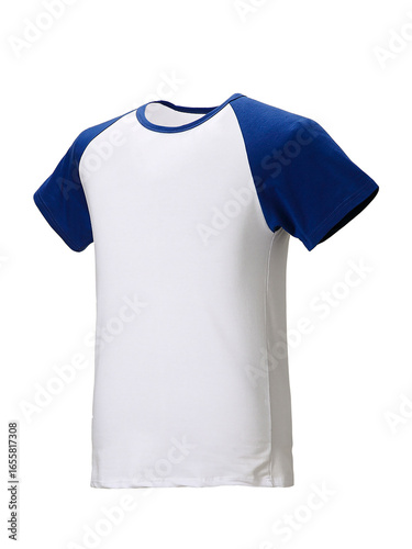 Wallpaper Mural A white background picture of a fashionable short-sleeved T-shirt Torontodigital.ca