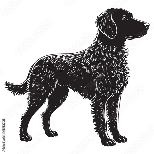black spanish Silhouette Vector, High Quality Illustration on White Background