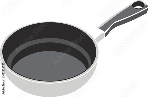 frying pan isolated on white