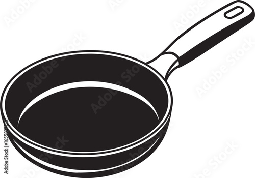 frying pan isolated on white