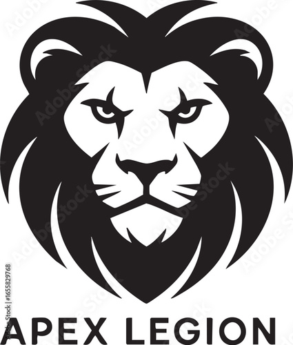 Wallpaper Mural Lion Head Silhouette Vector Logo Design Torontodigital.ca