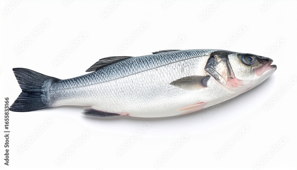 Obraz premium fresh fish on white background