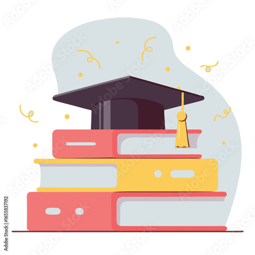 illustration of a house in the sky