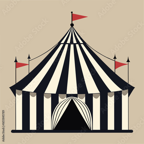 Stylized minimalist illustration of a classic car