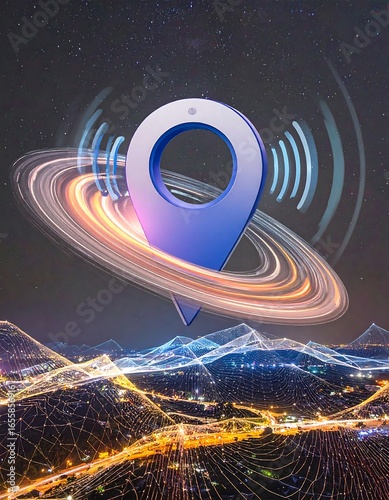 Night city map location