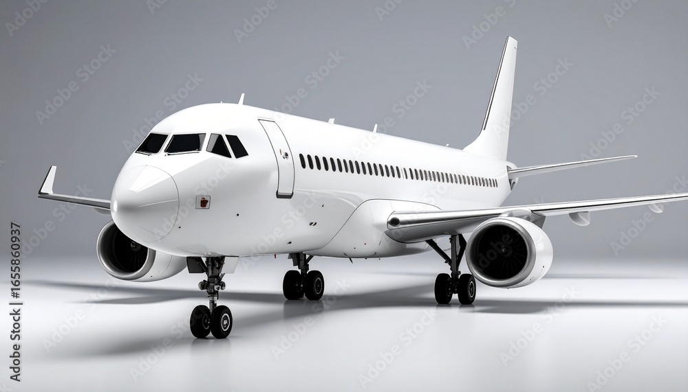 Obraz premium airplane isolated on white