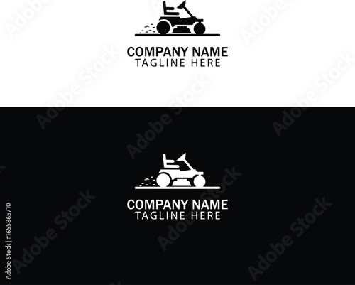 Lawnmower Logo for Landscaping Business
