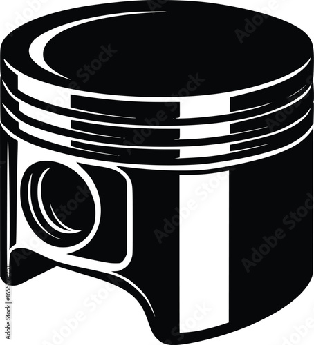 piston vector hand drawn illustration