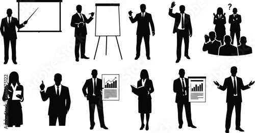 Business Presentation Silhouettes Pack