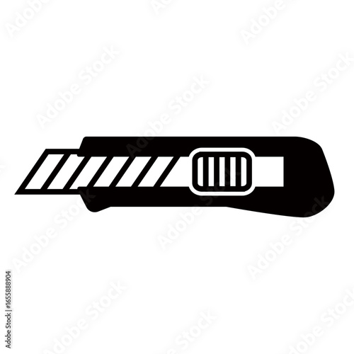 Simple icons of cutters and blades