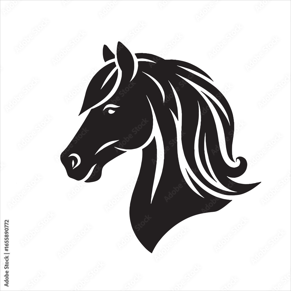 Naklejka premium Horse Silhouette