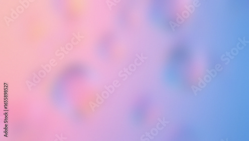 Soft pastel gradient with subtle holographic shimmer