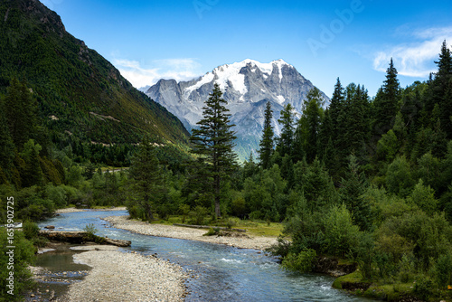 mountain river in the mountains