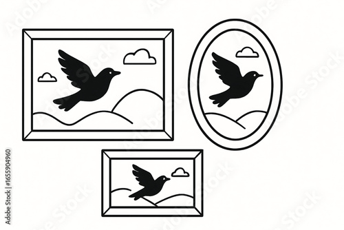 bird icon show.