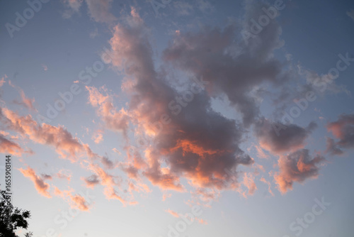 Nubes al atardecer