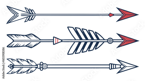 set of arrows vector