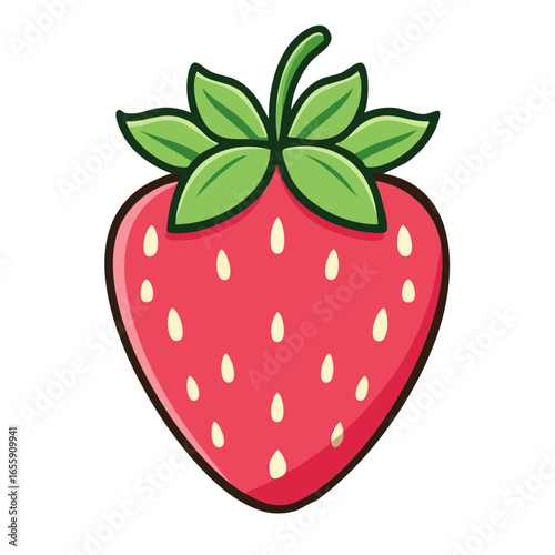 vector illustration of strawberry