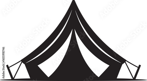 bell tent illustration silhouette royalty free stock photos premium quality
