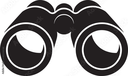 binoculars icon illustration silhouette royalty free stock photos premium quality