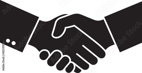 Business handshake agreement partnership deal illustration silhouette royalty free stock photos premium quality