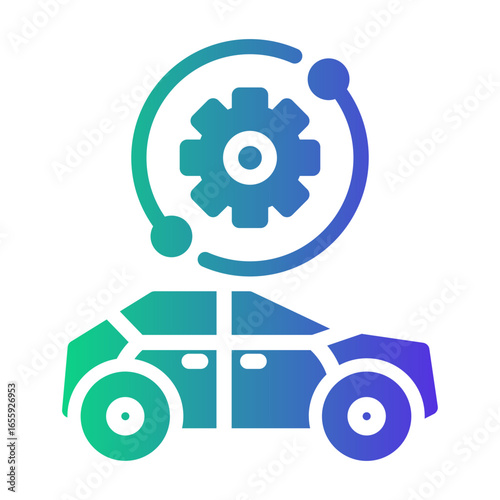 synchronization Gradient icon