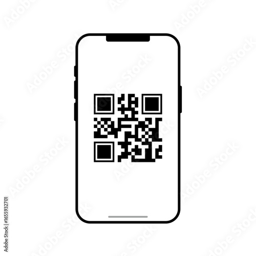 スマートフォンとQRコード
Smartphone and QR code