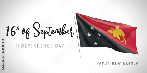 Papua New Guinea independence day vector banner, greeting card. Free Download Papua New Guinea independence day vector banner, greeting card. - GFXLoad