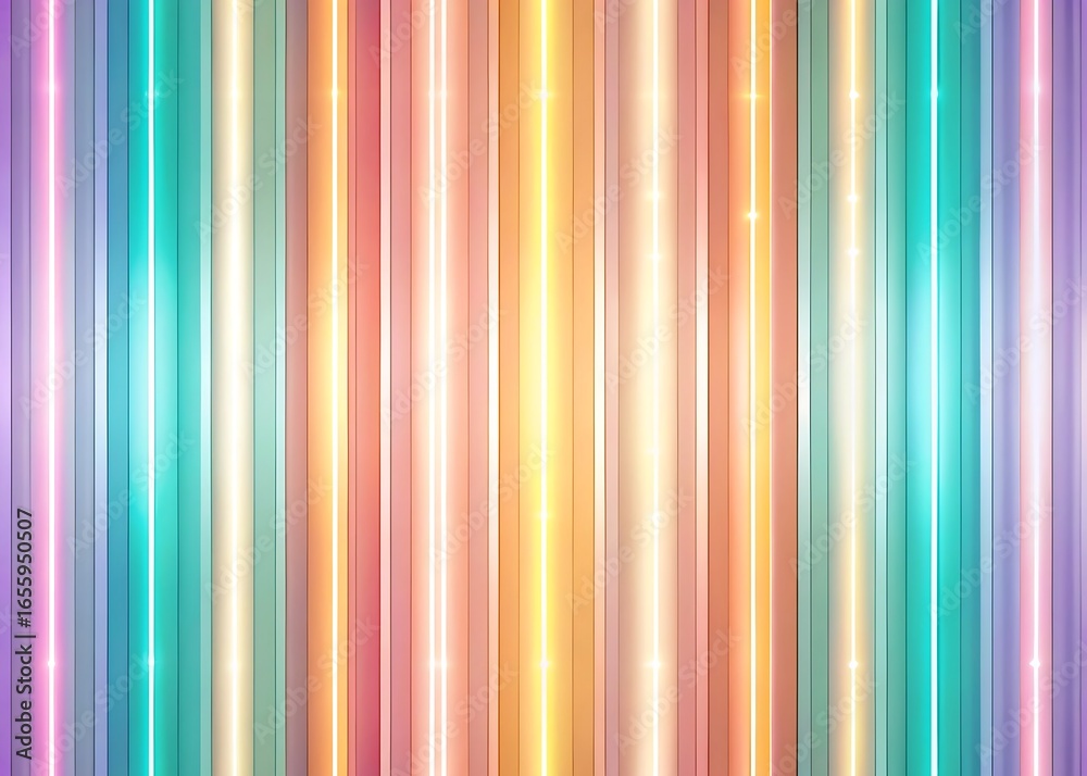 Obraz premium Abstract Glowing Stripe Pattern with Soft Gradient Tones