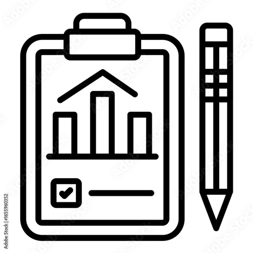 Financial Report Icon