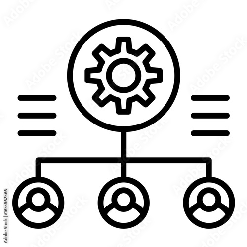 Resource Allocation Icon