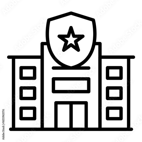 Police Station Icon