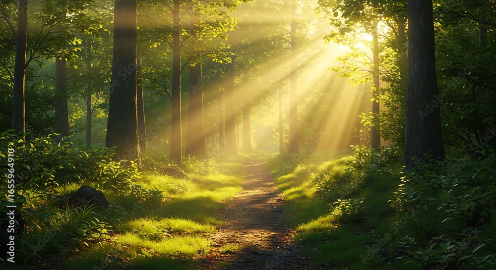 Naklejka premium Golden Hour's Embrace