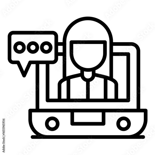 Remote Interview Icon