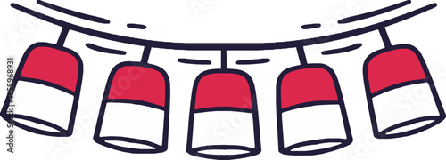 A joyful cartoon character leaping with arms raised in celebration, showing pure happiness.