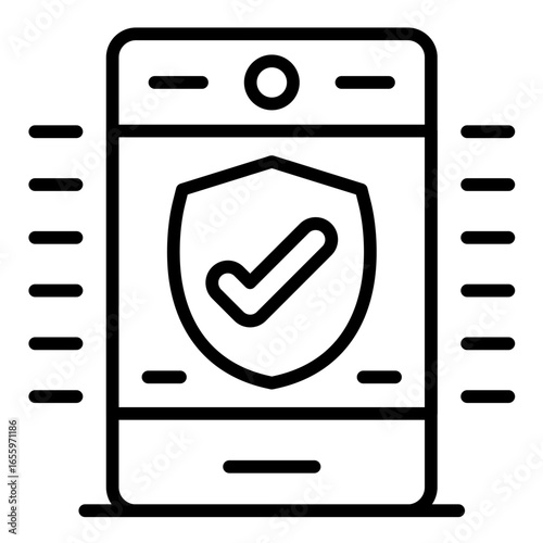 Secure Mobile Payment Icon
