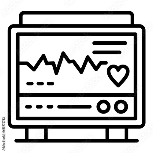 Heart Rate Monitor Icon