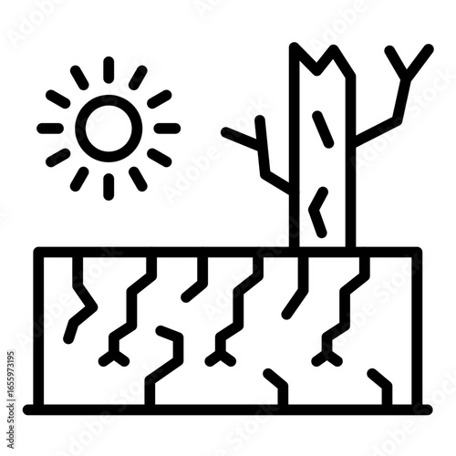 Desertification Icon