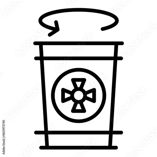 Hazardous Waste Icon
