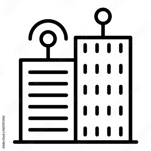 Smart Infrastructure Icon