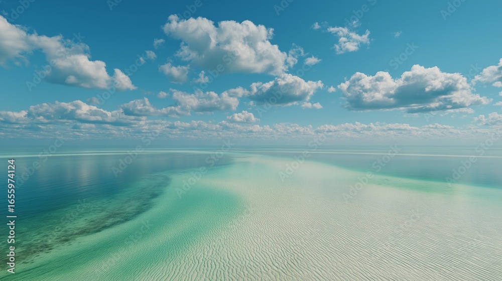 Fototapeta premium 広大な海の風景