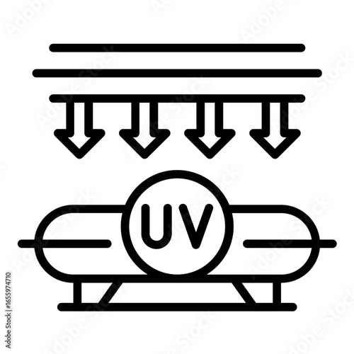UV Light Source Icon