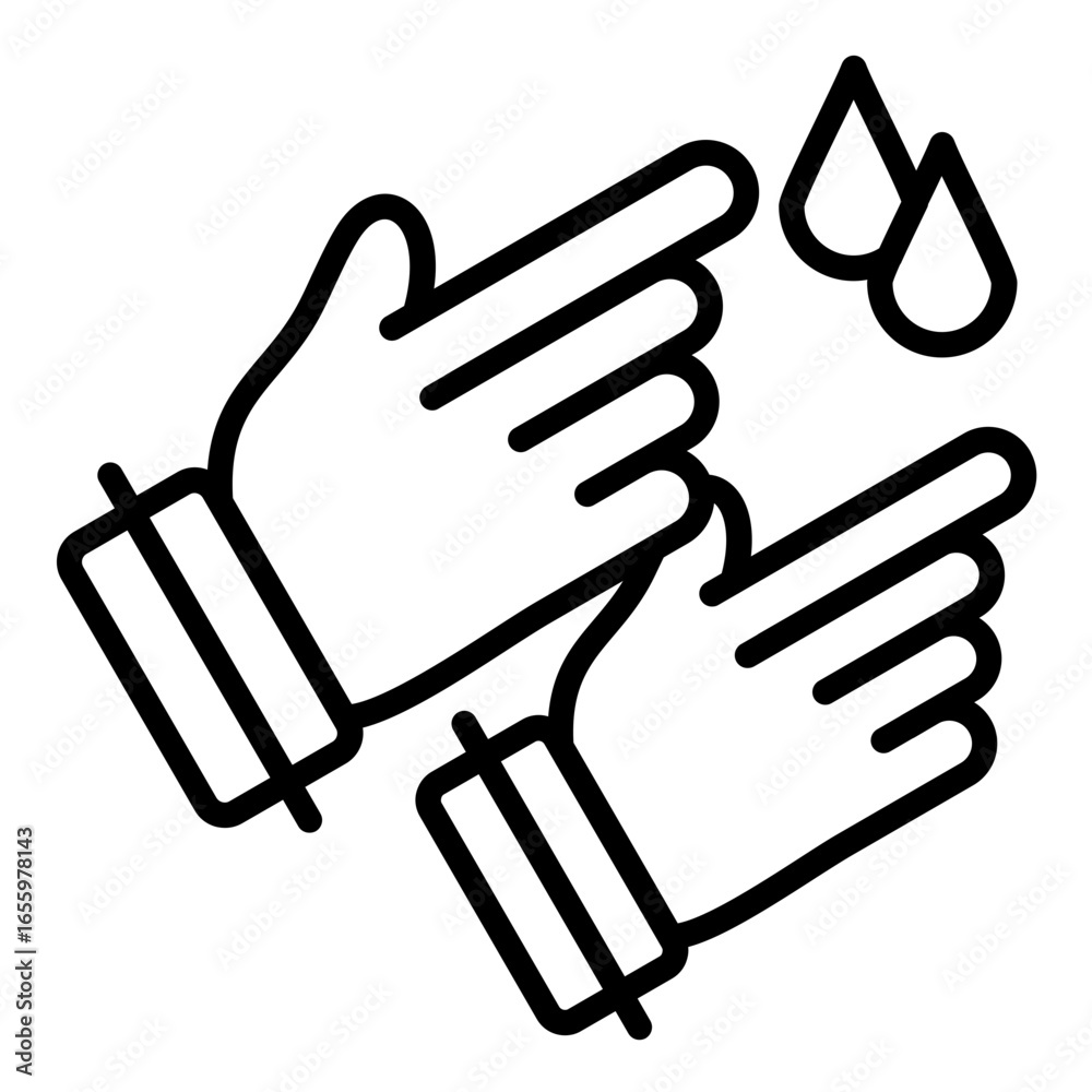 Obraz premium Handwashing Icon