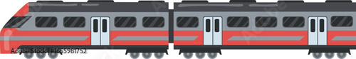 vector illustration of train