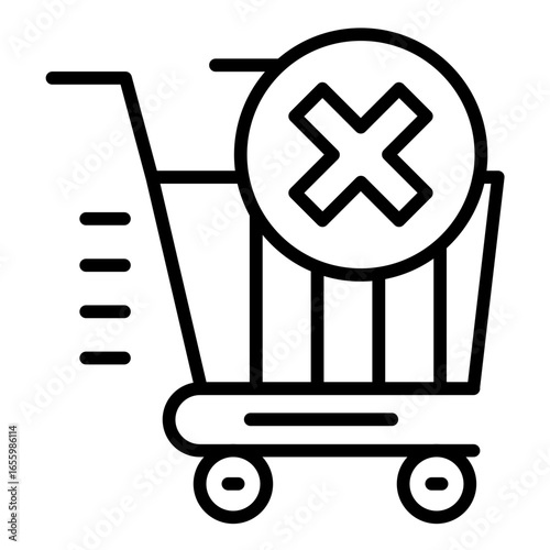 Cart Canceled Icon